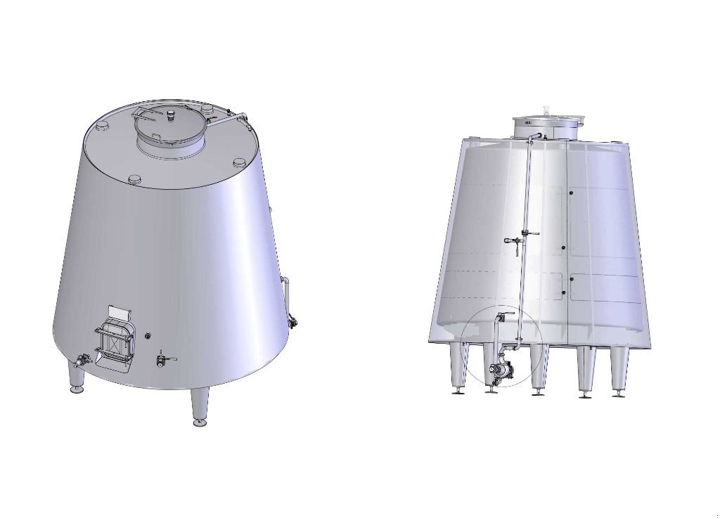 Sonstige Obsttechnik & Weinbautechnik типа Serap | Cuve inox 304 - Tronconique - 145 HL, Gebrauchtmaschine в Monteux (Фотография 11)